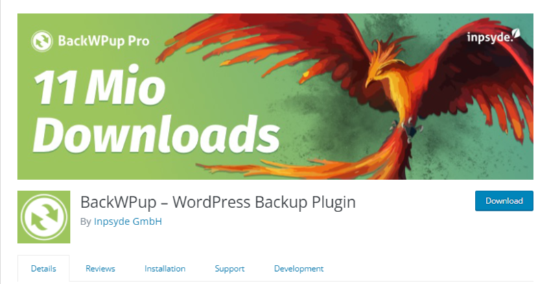 BackWPup: i migliori servizi di backup di WordPress