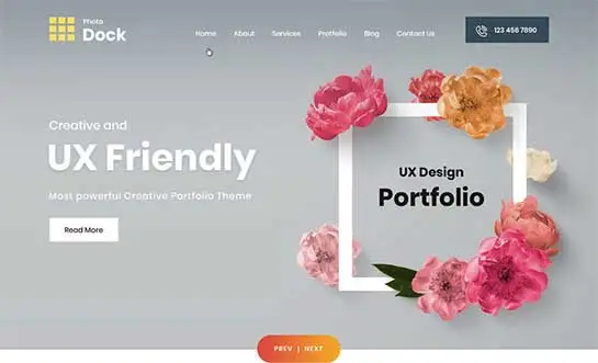 Portafolio wordpress tema