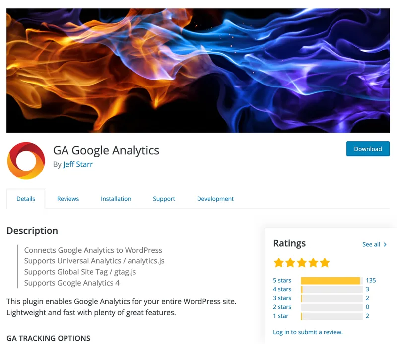 Complemento de Google Analytics de Google Analytics