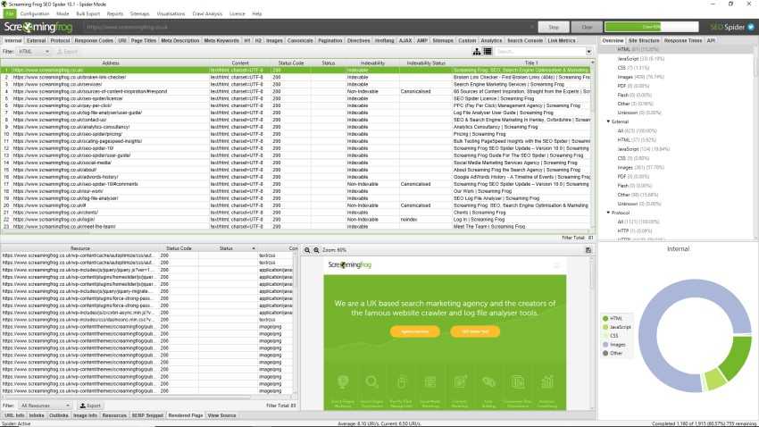 Screaming Frog herramienta gratuita de SEO