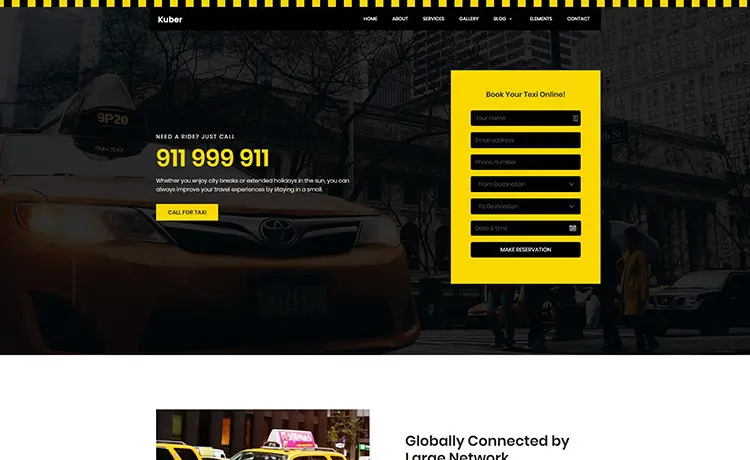 Plantilla de perfil de usuario de Bootstrap sin taxi