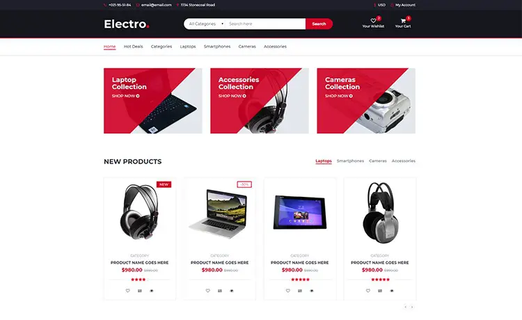 Plantilla de perfil de usuario de Bootstrap sin electro