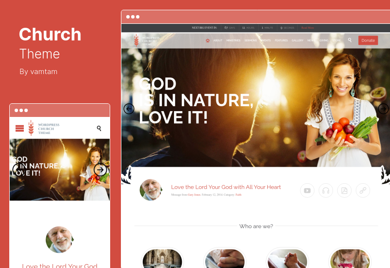 Kirchenthema - Kirchen-WordPress-Thema