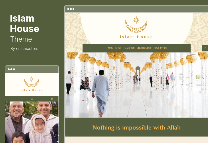 Islam House Theme - Moschee Religion WordPress Theme