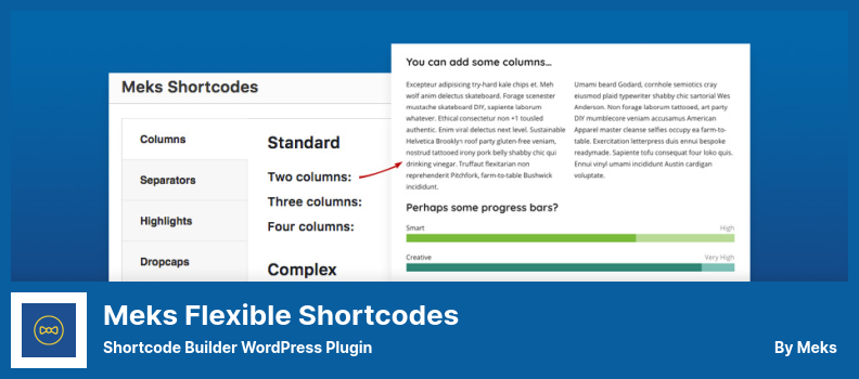 Плагин Meks Flexible Shortcodes — Плагин WordPress для создания шорткодов