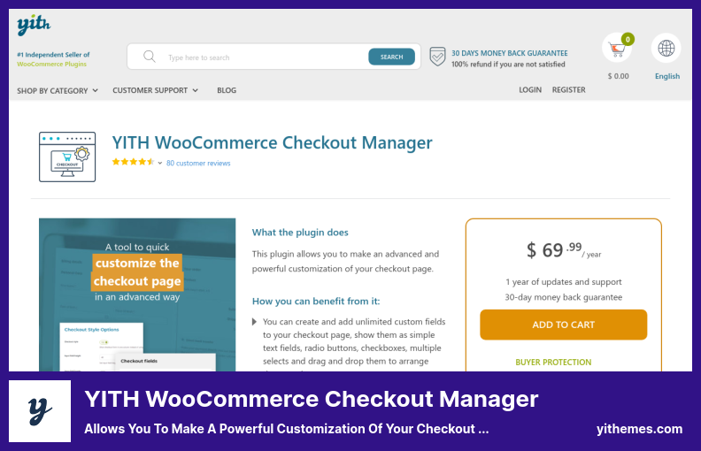 YITH WooCommerce Checkout Manager Plugin - Ermöglicht Ihnen eine leistungsstarke Anpassung Ihrer Checkout-Seite