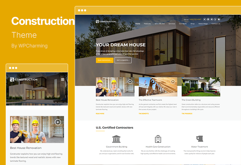 Tema de construcción - Tema de construcción de WordPress