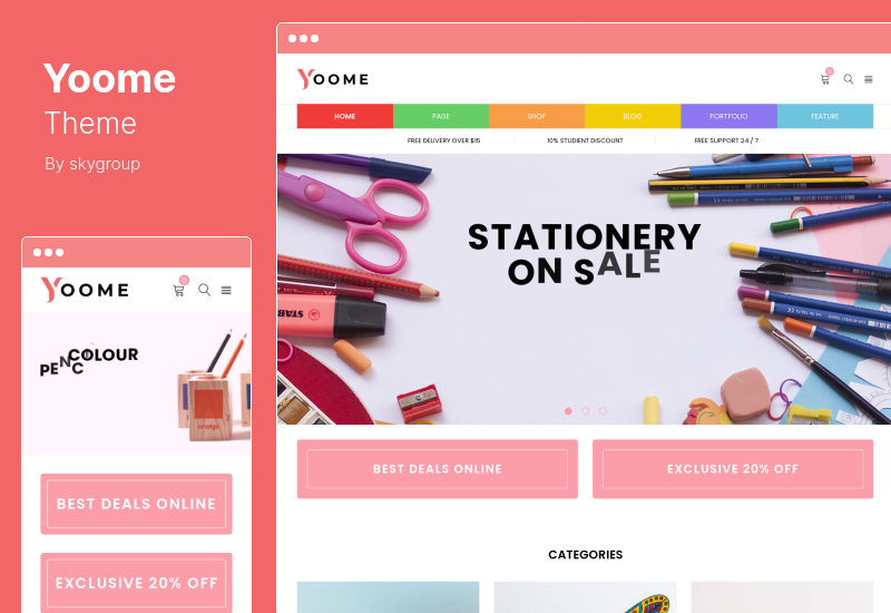 Yoome Theme — современная тема WordPress для WooCommerce