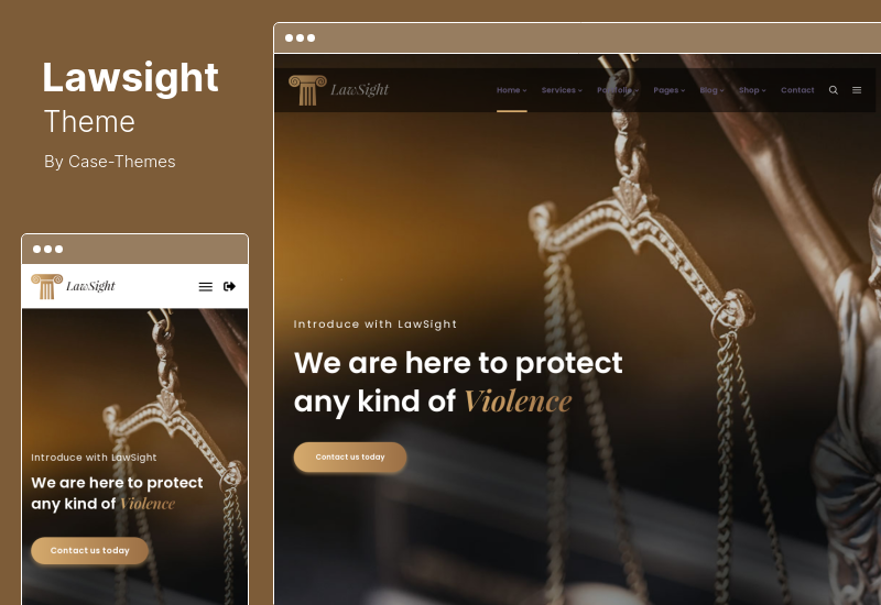 Lawsight Theme - WordPress тема юриста