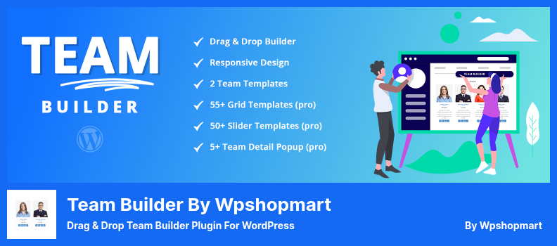 Plugin Team Builder - Plugin Team Builder para arrastar e soltar para WordPress