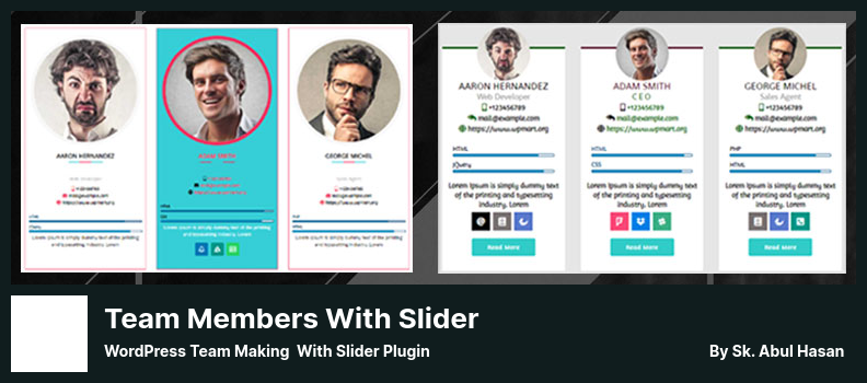 Equipe com Plugin Slider - Criação de Equipe WordPress com Plugin Slider