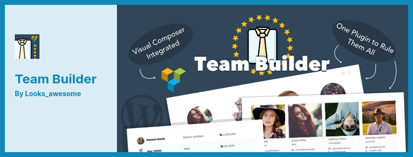 Plugin Team Builder - Plugin WordPress Multiuso Awesome Team Showcase