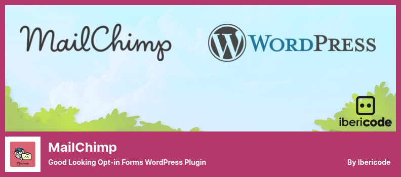 Plugin MailChimp - Plugin WordPress pentru formulare de înscriere arătos