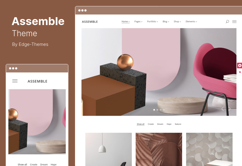 Assemble Theme — тема WordPress для портфолио