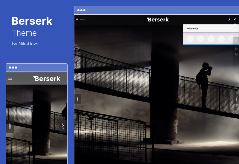 Berserk Theme - Блог о бизнес-портфолио Корпоративный магазин электронной коммерции Тема WordPress