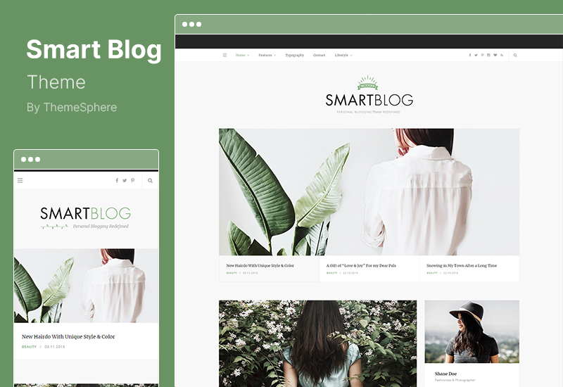 Smart Blog Theme - Tema WordPress Blog de călătorie