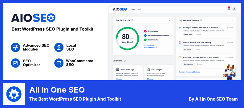 All in One SEO Plugin - Cel mai bun plugin și set de instrumente SEO pentru WordPress