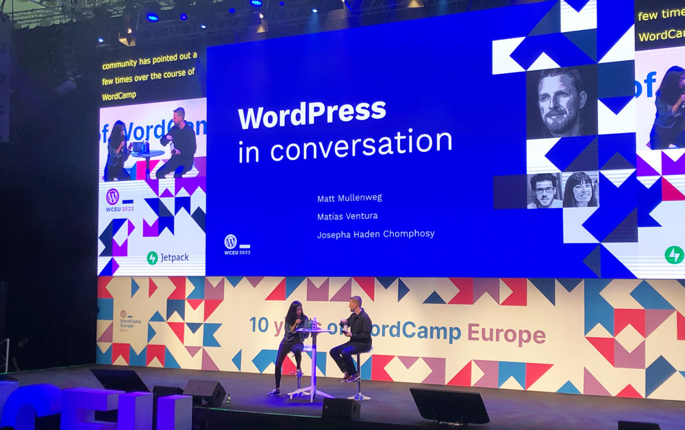 wordcamp europe 2022 وورد في محادثة