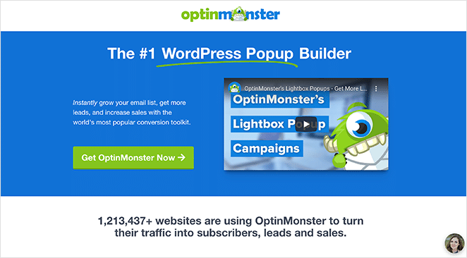 Optin Monster PPC landing page