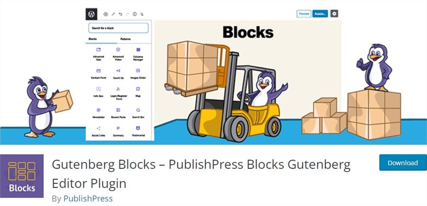 PublishPress Blokları WordPress eklentisi