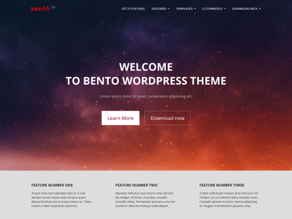 Bento - Tema WordPress Gratis