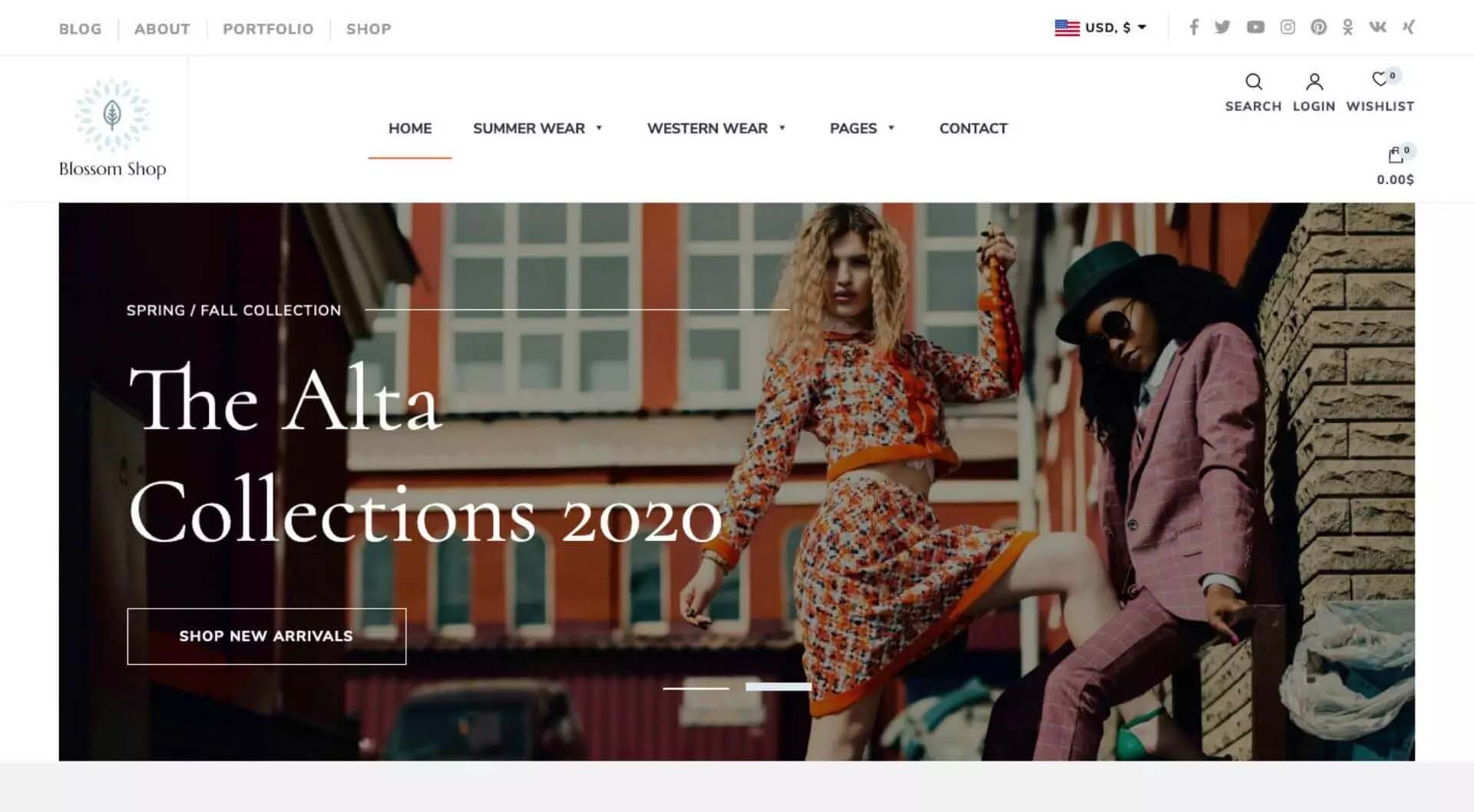 Blossom Shop – Tema gratuită de comerț electronic WordPress