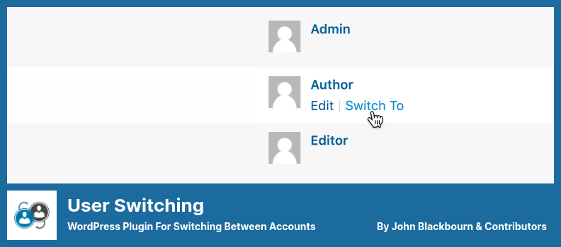 Plugin Pengalihan Pengguna - Plugin WordPress untuk Beralih Antar Akun