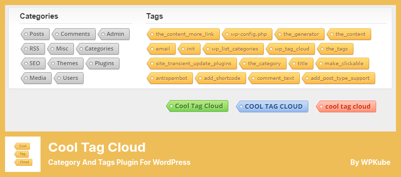 Plugin Cloud Tag Keren - Plugin Kategori Dan Tag Untuk WordPress