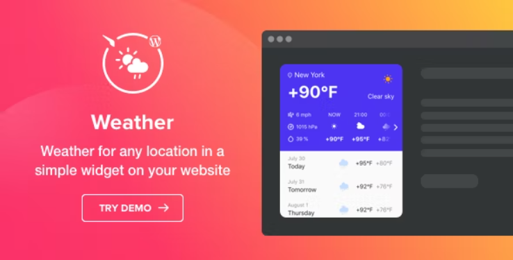 Weather Forecast Plugin