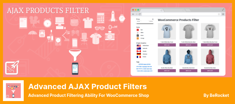 Complemento avanzado de filtros de productos AJAX: capacidad avanzada de filtrado de productos para WooCommerce Shop