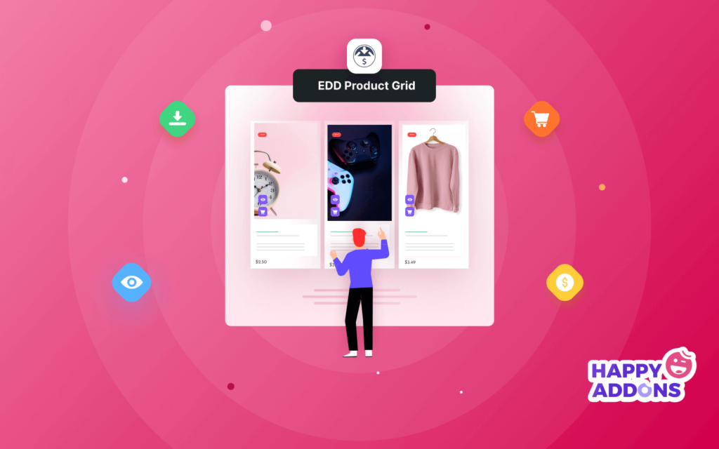 Easy Digital Downloads Product Grid Widget