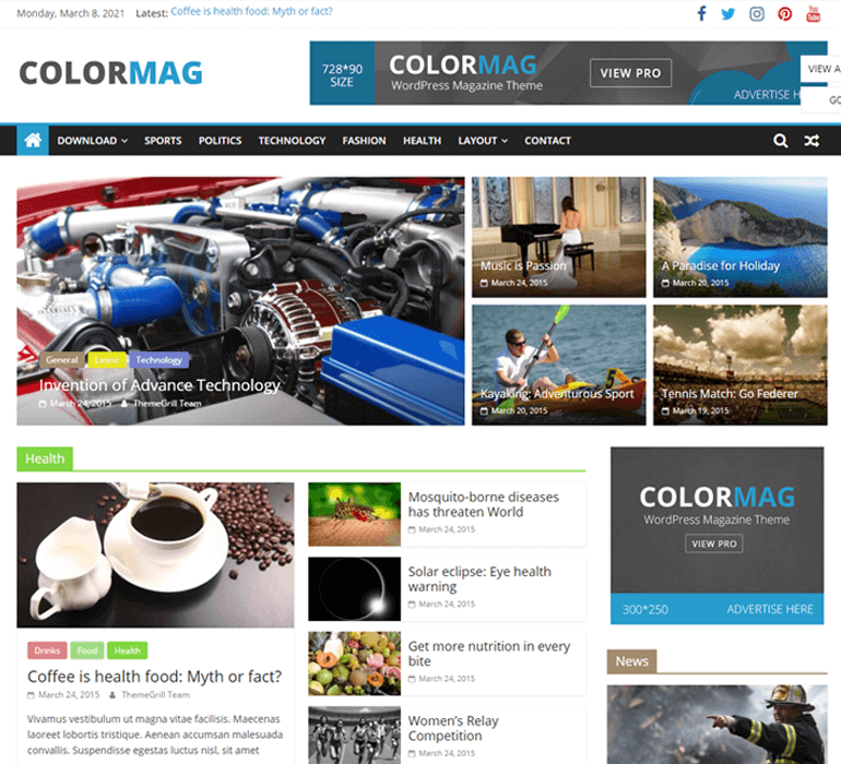 Tema ColorMag