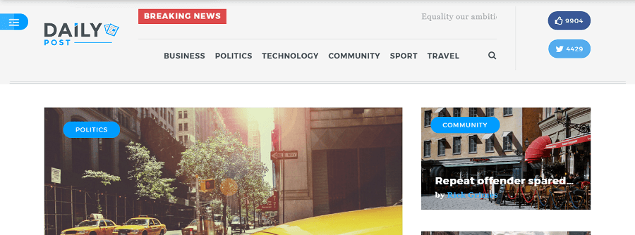 DailyPost-WordPress Dergi Teması