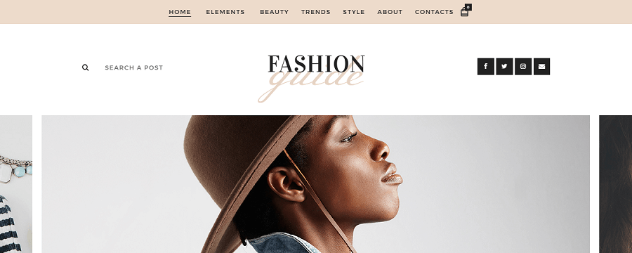 Guía de moda Revista en línea Blog de estilo de vida Avance ThemeForest