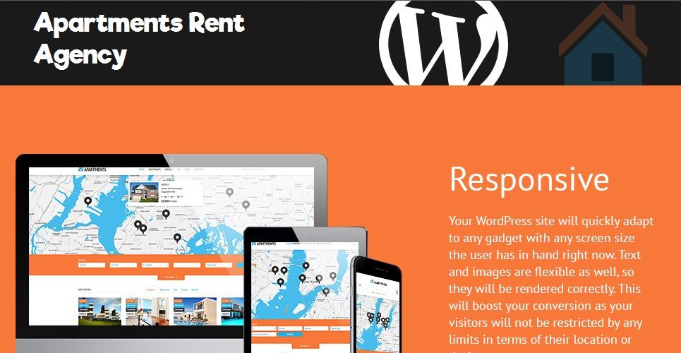 Apartments Rent Agency Real Estate Theme-53995 最佳房地產 wordpress 主題