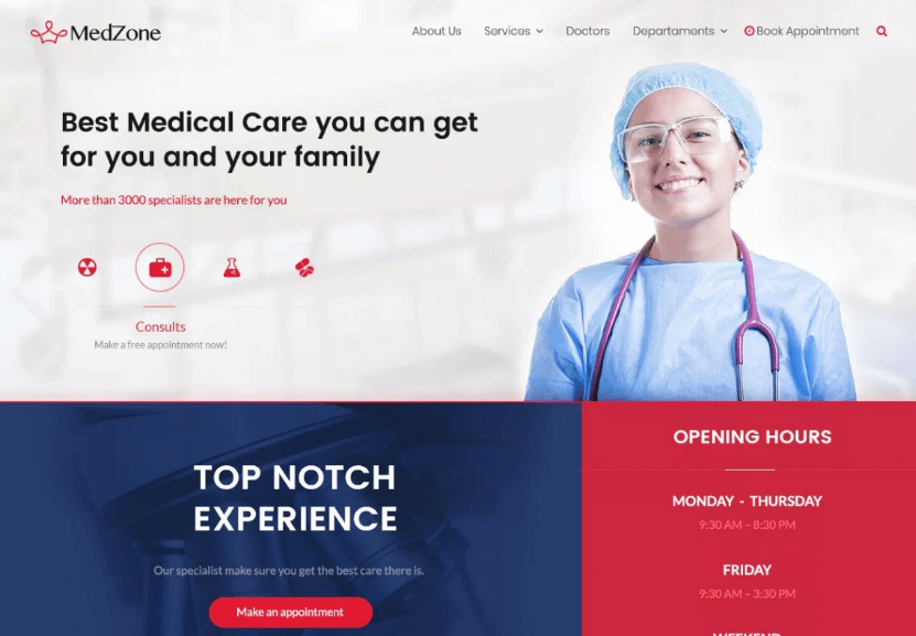 tema wordpress médico gratis