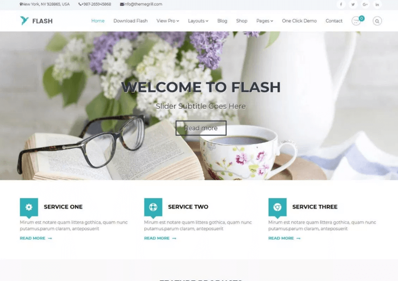 Motyw Flash WordPress