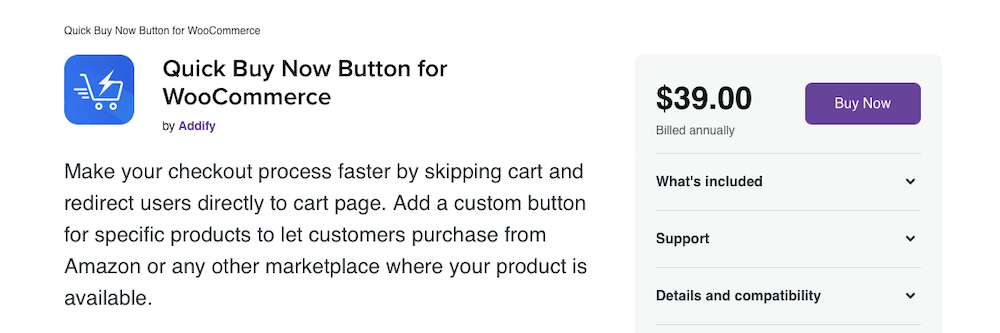 Schnellkauf-Button für WooCommerce