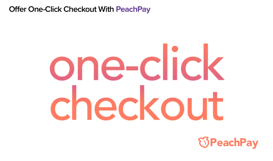 Extension de paiement en un clic PeachPay