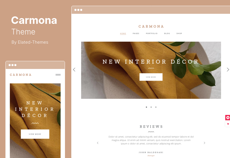 Carmona Theme - Kreatives Mehrzweck-WordPress-Theme