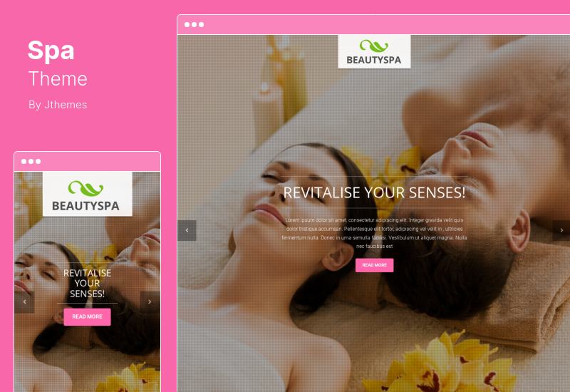 Tema Spa - Tema WordPress Spa cu Page Builder