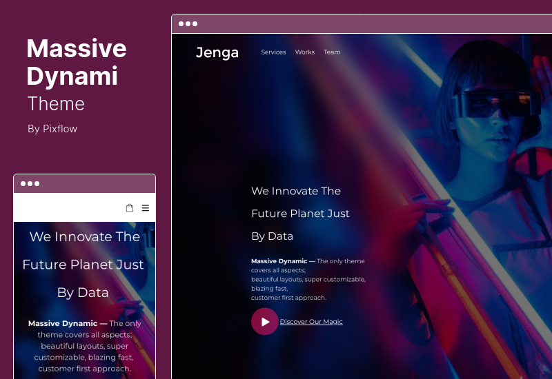 Massive Dynami Theme - Tema WordPress Website Builder