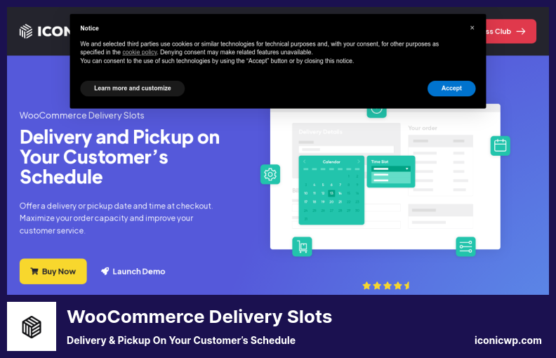 WooCommerce Delivery Slots 플러그인 - 고객 일정에 따른 배송 및 픽업