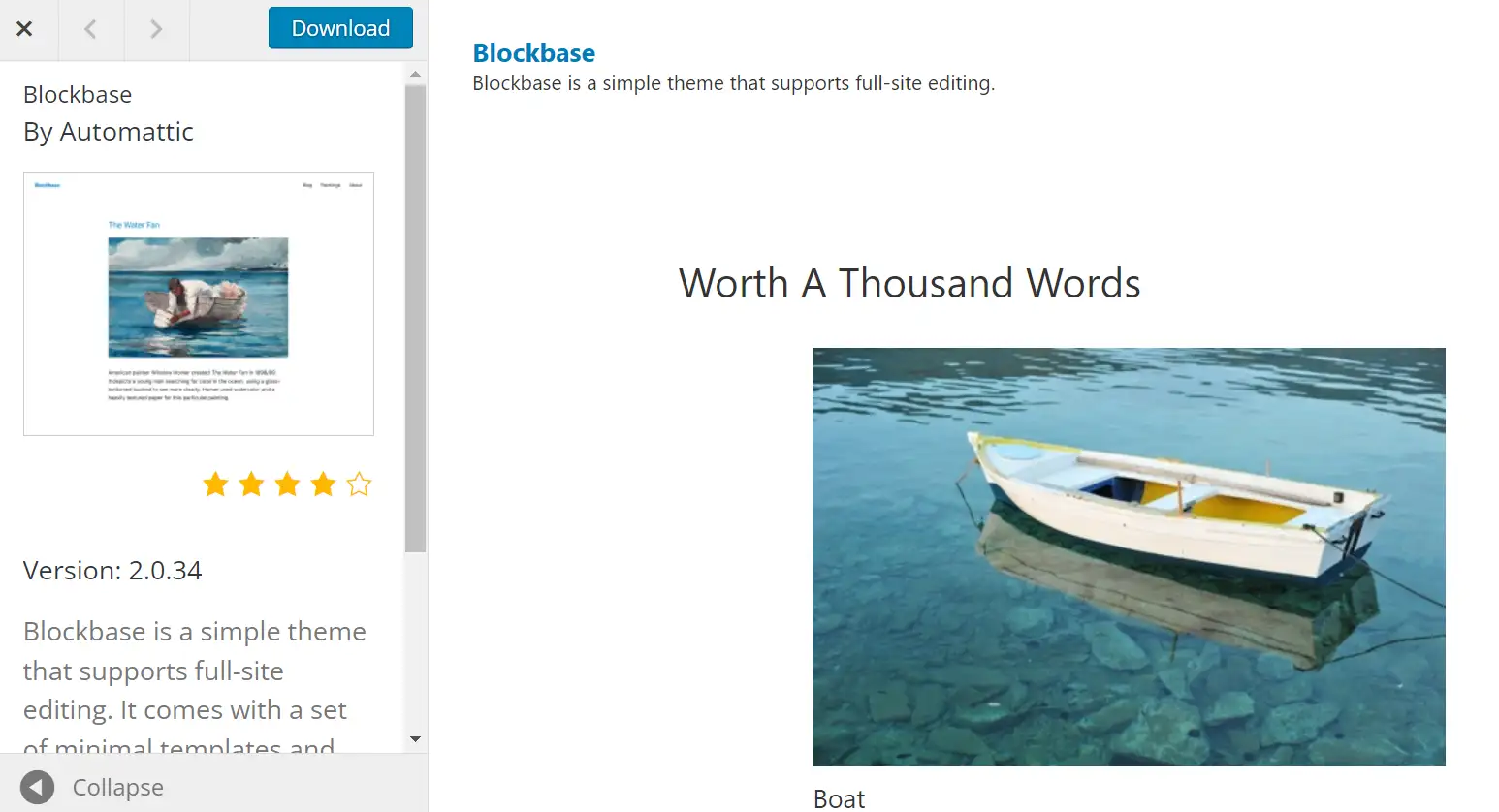 ธีม Blockbase