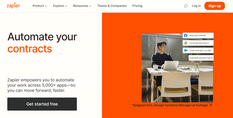 รวมแบบฟอร์ม WordPress กับแอปของบุคคลที่สามโดยใช้ Zapier