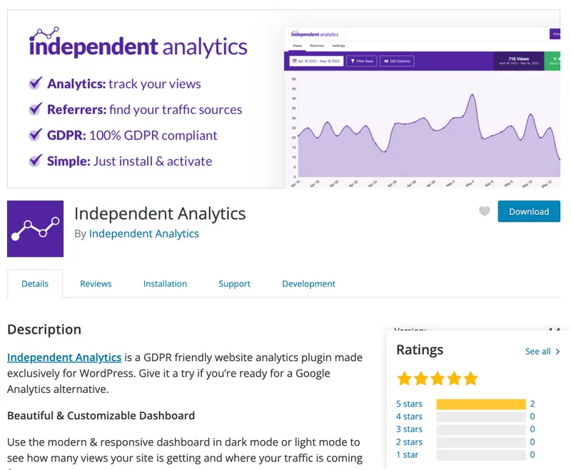 Unabhängiges Analytics-Plugin