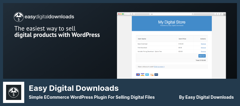 Easy Digital Downloads Plugin - 用於銷售數字文件的簡單電子商務 WordPress 插件