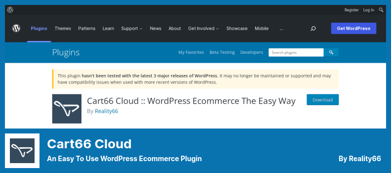 Complemento Cart66 Cloud: un complemento de comercio electrónico de WordPress fácil de usar