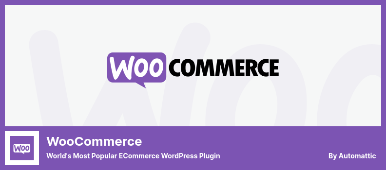 WooCommerce 플러그인 - 세계에서 가장 인기 있는 전자 상거래 WordPress 플러그인