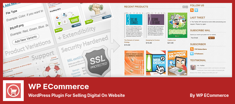 Plugin WP eCommerce - Plugin WordPress untuk Menjual Digital di Situs Web